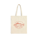 Lake Huron Fishing Canvas Tote Bag - 15" x 16"-1