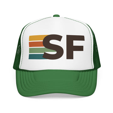 Buy kelly-white-kelly San Francisco, California Trucker Hat - SF retro cap