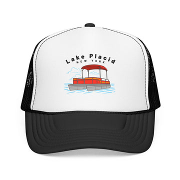 Kids Lake Placid, New York Trucker Hat - Youth Snapback Cap