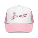 Red River, New Mexico Ski Bunny Foam Trucker Hat-6