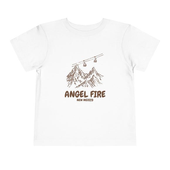 Angel Fire, New Mexico Toddler T-Shirt — Vintage Gondola Ski Mountain Tee