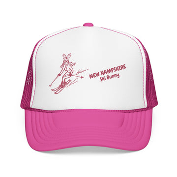 New Hampshire Ski Bunny Foam Trucker Hat