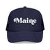 Kids Maine Trucker Hat Foam - Youth Snapback Cap on white background