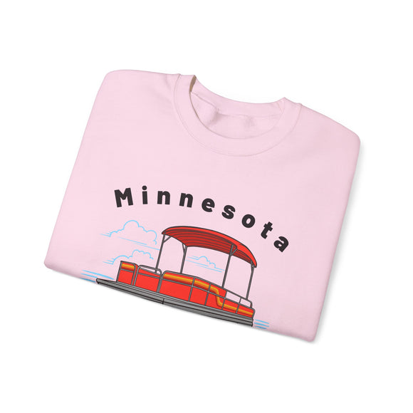 Minnesota Sweatshirt - Pontoon Boat Sweatshirt