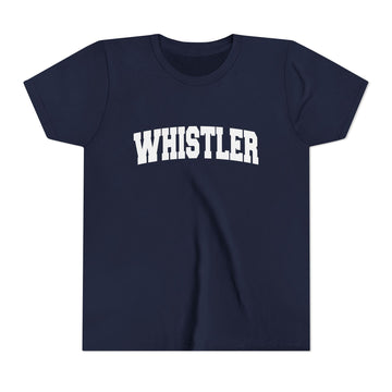 Buy navy Whistler, Canada Youth Graphic Tee - Kids Whistler T Shirt