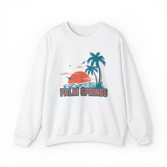 Palm Springs, California Sweatshirt - Unisex Palm Tree Palm Springs Sweatshirt