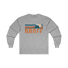 Banff, Canada Long Sleeve Shirt - Retro Unisex Banff Long Sleeve Tee