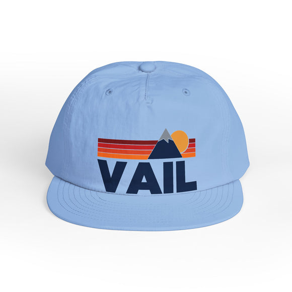 Vail, Colorado Mountain Surf Cap | Retro Light Weight Cap