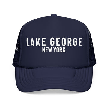 Lake George, New York Trucker Hat - Foam Lake George Cap