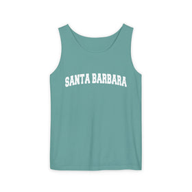 Santa Barbara, California Tank Top Unisex | Comfort Colors - 100% Cotton - 0