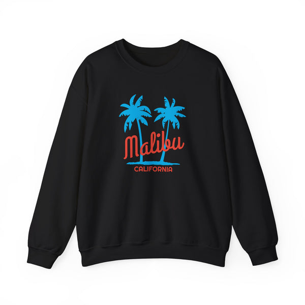Malibu, California Sweatshirt - Unisex Crewneck Malibu Sweatshirt