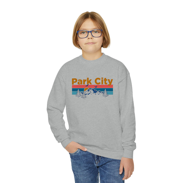 Park City, Utah Youth Sweatshirt - Unisex Kid's Park City Crewneck Sweatshirt