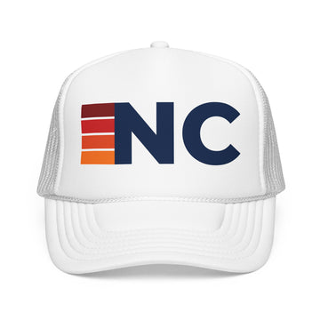 Buy white North Carolina Trucker Hat - NC retro cap