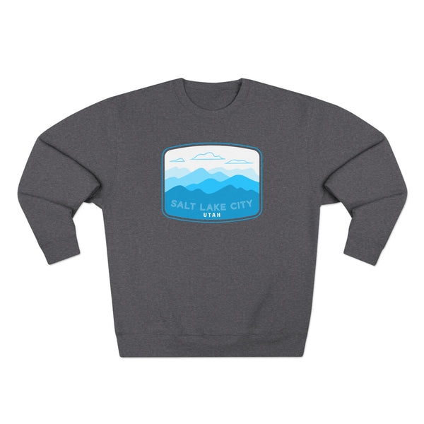 Premium Salt Lake City, Utah Sweatshirt Unisex Crewneck, Premium Sweatshirt, Crewneck Jumper, Ski Resort Apparel