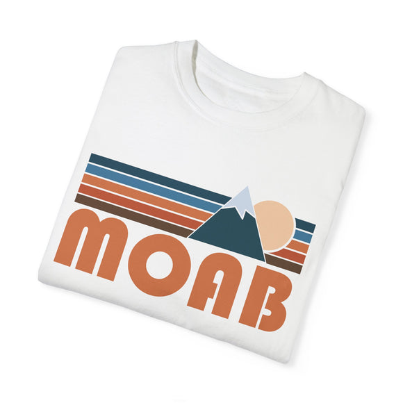 Moab, Utah Graphic Tee, Comfort Colors Retro Unisex Moab T shirt, Mountain Adventure Shirt