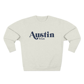 Buy oatmeal-heather Premium Austin, Texas Sweatshirt