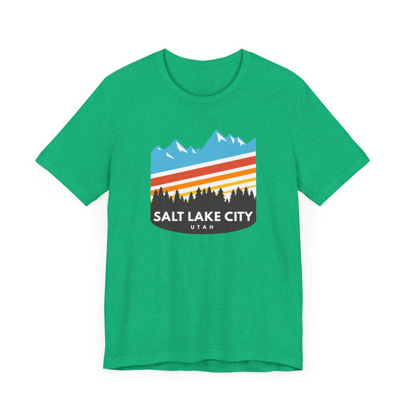 Salt Lake City, Utah T-Shirt - Retro Unisex Salt Lake City Shirt