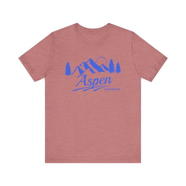 Aspen, Colorado T-Shirt - Retro Mountain Unisex Aspen Shirt