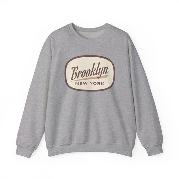 Brooklyn, New York Sweatshirt - Unisex Retro Crewneck Brooklyn Sweatshirt