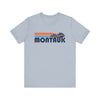 Montauk, New York T Shirt - Retro Jetski PWC Graphic Tee