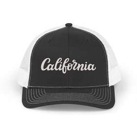 California Snapback Trucker Cap - Embroidered California Hat - 0