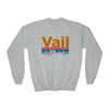 Vail, Colorado Youth Sweatshirt - Unisex Kid's Vail Crewneck Sweatshirt