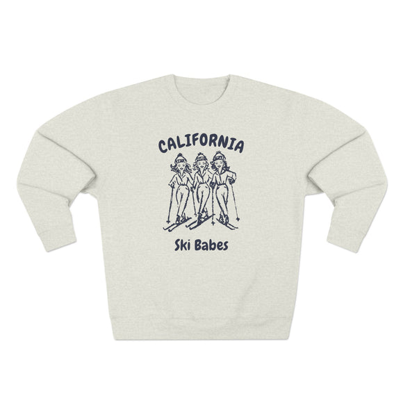Premium California Ski Babes Sweatshirt