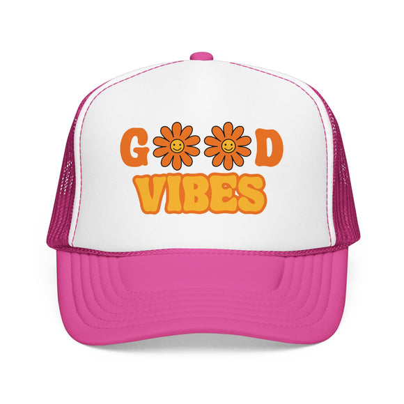 Good Vibes Trucker Hat Boho