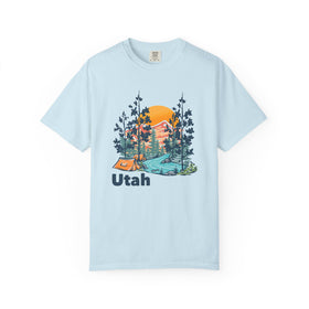 Buy chambray Utah Graphic Tee, Comfort Colors Retro Unisex T shirt