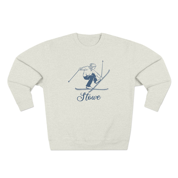 Premium Stowe, Vermont Vintage Snow Ski Sweatshirt