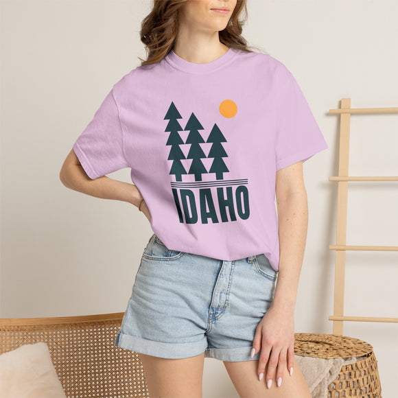 Idaho T Shirt, Comfort Colors Cotton 100% Cotton Trees Tee