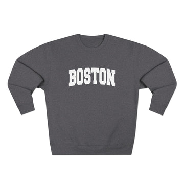Premium Boston, Massachusetts Retro Graphic Sweatshirt