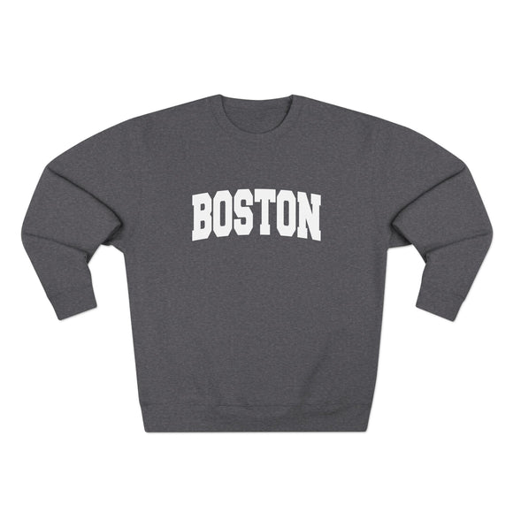 Premium Boston, Massachusetts Retro Graphic Sweatshirt