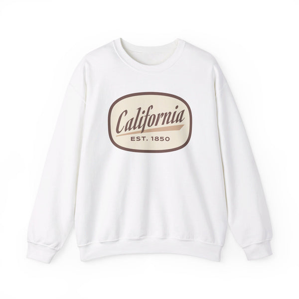California Sweatshirt - Unisex Retro California Crewneck Sweatshirt