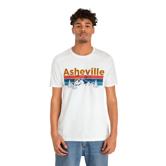 Asheville, North Carolina Shirt - Mountain Sunset Unisex Asheville T-Shirt