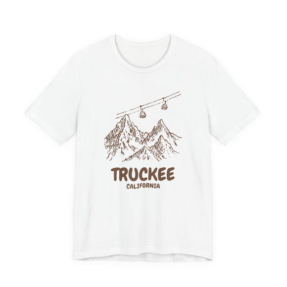 Truckee, California Mountain T-Shirt — Vintage Gondola Ski Mountain Tee