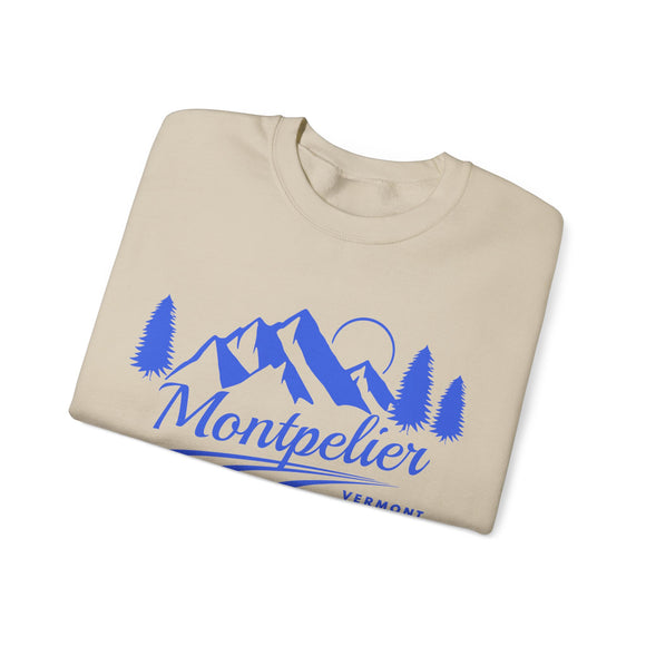 Montpelier, Vermont Sweatshirt - Unisex Mountain Montpelier Sweatshirt