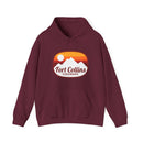 Fort Collins, Colorado Hoodie - Retro Ombre Unisex Fort Collins Hoodie Sweatshirt-2
