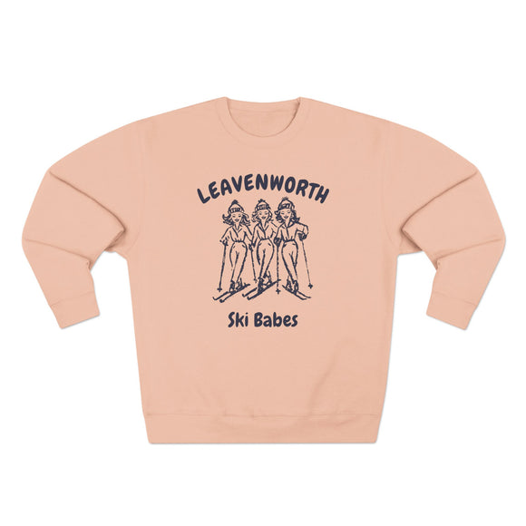 Premium Leavenworth, Washington Ski Babes Sweatshirt