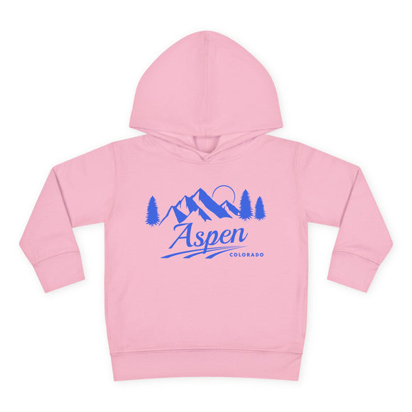 Aspen, Colorado Toddler Hoodie - Unisex Mountain Aspen Pullover Sweatshirt, Kids Hooded Jumper, Colorado Souvenir