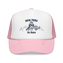 New York Ski Babe Trucker Hat — Foam Mesh Cap-1