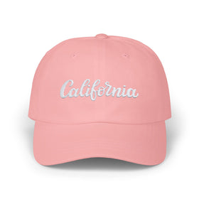Buy pink California Dad Hat - Embroidered California Classic Dad Cap