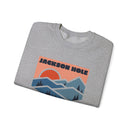 Jackson Hole, Wyoming Sweatshirt Retro Mountains, Jackson Hole Unisex Graphic Crewneck-13