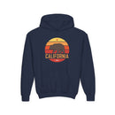 California Youth Hoodie - Retro California Bear Youth Sweatshirt-7