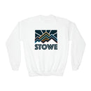 Stowe, Vermont Youth Sweatshirt - Unisex Kid's Stowe Crewneck Sweatshirt-1