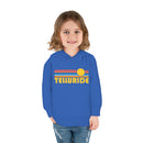 Telluride, Colorado Toddler Hoodie - Retro Sunrise Unisex Telluride Toddler Sweatshirt-17