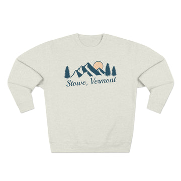 Buy oatmeal-heather Premium Stowe, Vermont Sweatshirt - Unisex Sweatshirt