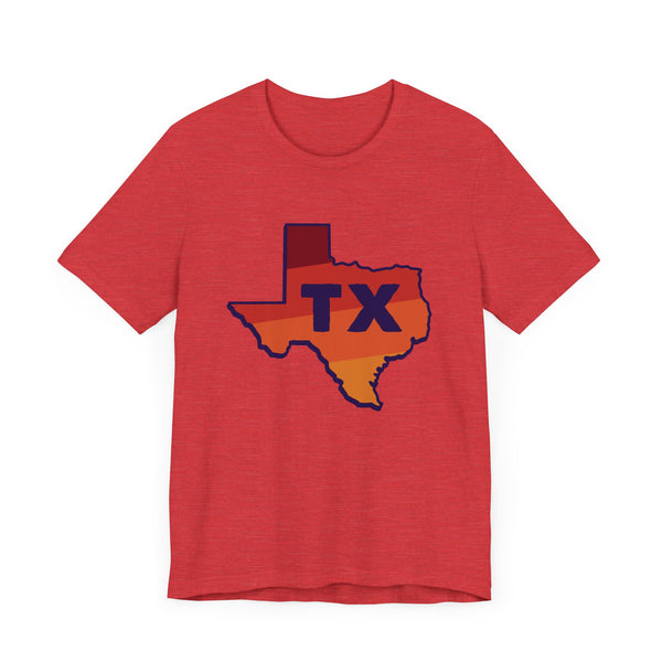 Texas T-Shirt Retro - Adult Unisex Texas T Shirt