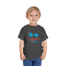 California Toddler T-Shirt - Retro Palm Tree Unisex Toddler California Shirt-15
