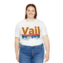 Vail, Colorado Shirt - Mountain Sunset Unisex Vail T-Shirt-16